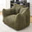 Chenille Bean Bag Chair For Adults - Super Comfort With Resilient Foam, Fit Living Room, Bedroom, Reading, Gaming, Tv Comfy Square Highly Foam In-1312130043