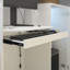 Modern Reception Desk With LED Lighting And Ample Storage For Office Or Retail Spaces