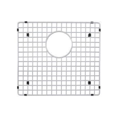 Grille d'évier en acier inoxydable pour évier Quatrus 17 po
