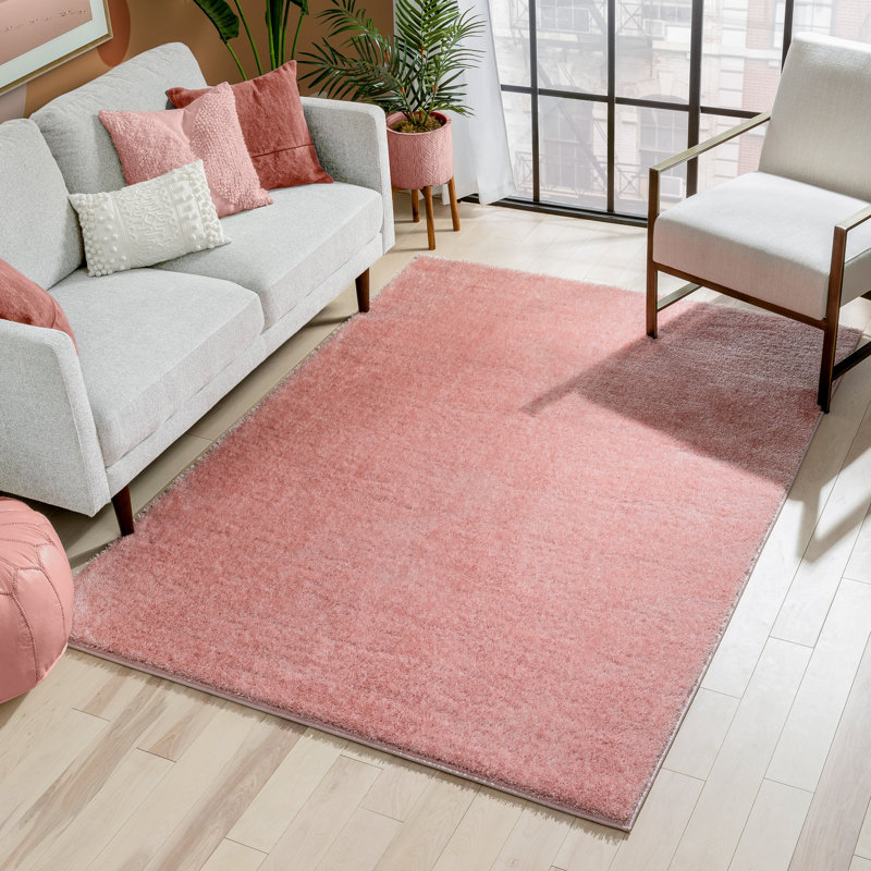 Rainbow Solid Colour Sheepskin Shag Area Rug, Rectangle 160cm x 220cm