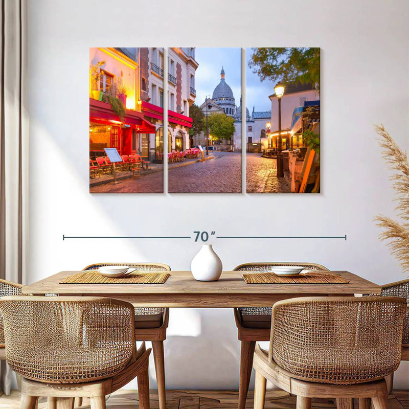 Cafés Syd Place Du Tertre, H 36 po x l 57 po