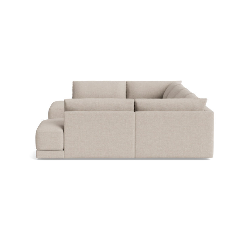 Eva Sectional, Performance Weave - Natural