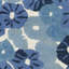 Tapis bleu en laine / viscose touffeté à la main Coreatha Martha Stewart-11180377