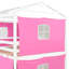 Lit double en bois avec tente-1732755989