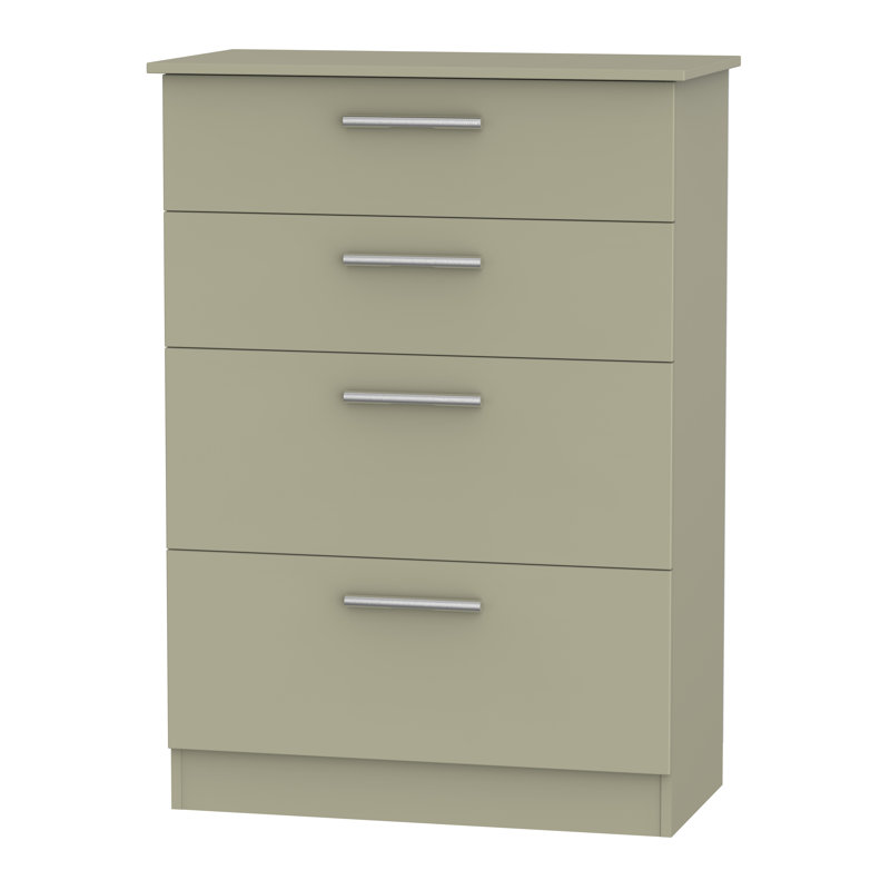 Fully Assembled Lyman 4 Drawer Chest, Mushroom
