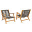 Fauteuils club d'extérieur en bois d'acacia Sierra-348019160