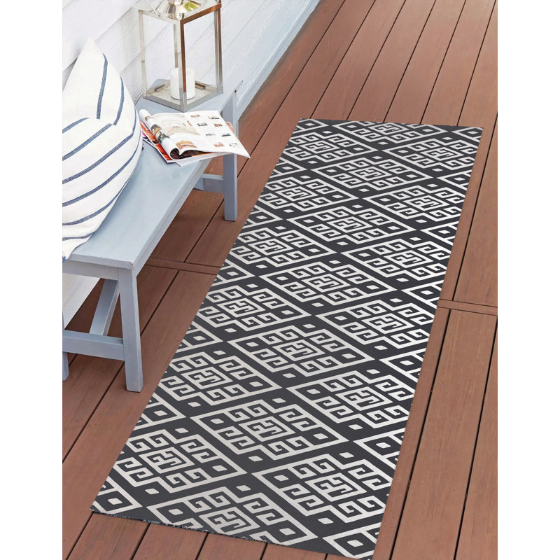 Athana Outdoor Area Rug, Runner 2'6" x 8'