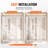 Semi-frameless Double Sliding Shower Door SGCC Tempered Glass-108734716
