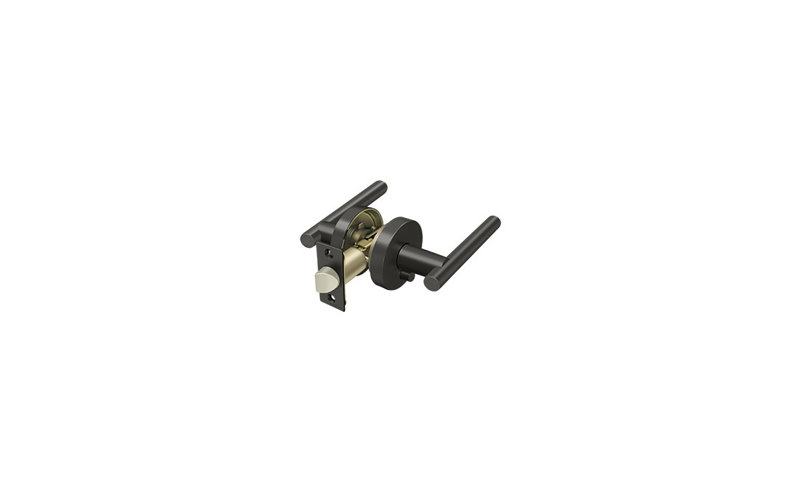 Mandeville Door Lever, Oil Rubbed Bronze, Left
