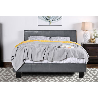 Keilianys Upholstered Low Profile Platform Bed