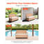 Banc de rangement d'extérieur Pe 70gal