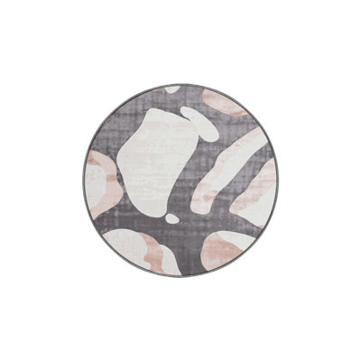 Machine Washable Gray Area Rug