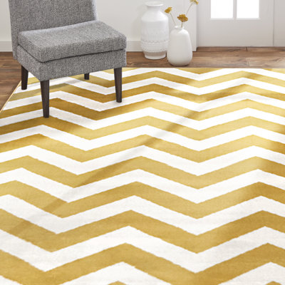 Tapis jaune / ivoire Cheney