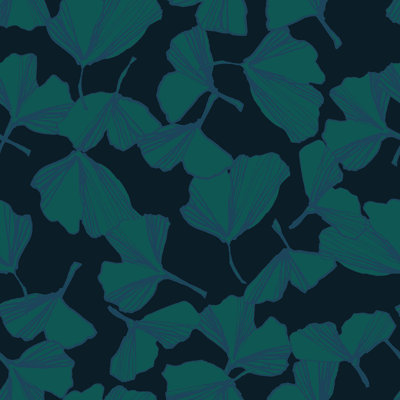 Ginko II 33' L x 20.5" W  Wallpaper Roll