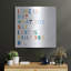 «Rainbow Words 1» par Moira Hershey, art mural en métal-102872435
