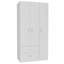 Armoire 2 portes 3 tiroirs Rowaton-1956139886