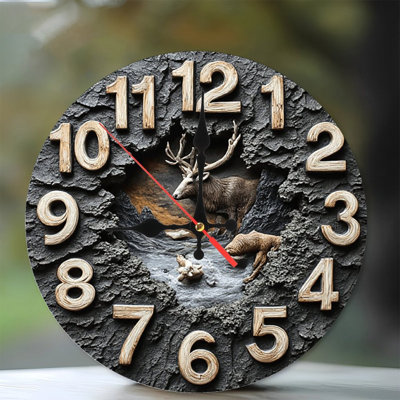 Horloge murale en pierre
