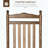 Outsunny Traditional High-Back Wooden Rocking Chair for Porch-204094533
