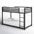 Kutcher Twin-over-Twin Iron Standard Bunk Bed -696946535