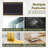 Rectangular Aluminum Alloy Frame Wall Mounted Bathroom Mirror,Decorative Wall Mirror with HD Tempered Glass for Bathroom Bedroom Entryway Living Room-1350114139-1350114141