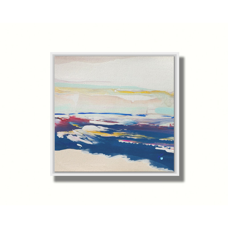 «Mirrored Memory» par Joan Davis. Toile giclée sur toile tendue avec cadre flottant, taille de l'image - 30 x 30