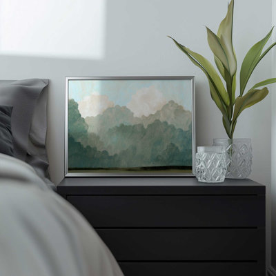 Couches de brume et de feuillage