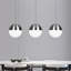 Luminaire suspendu sphère 1 lumière DEL Cobden-294502069