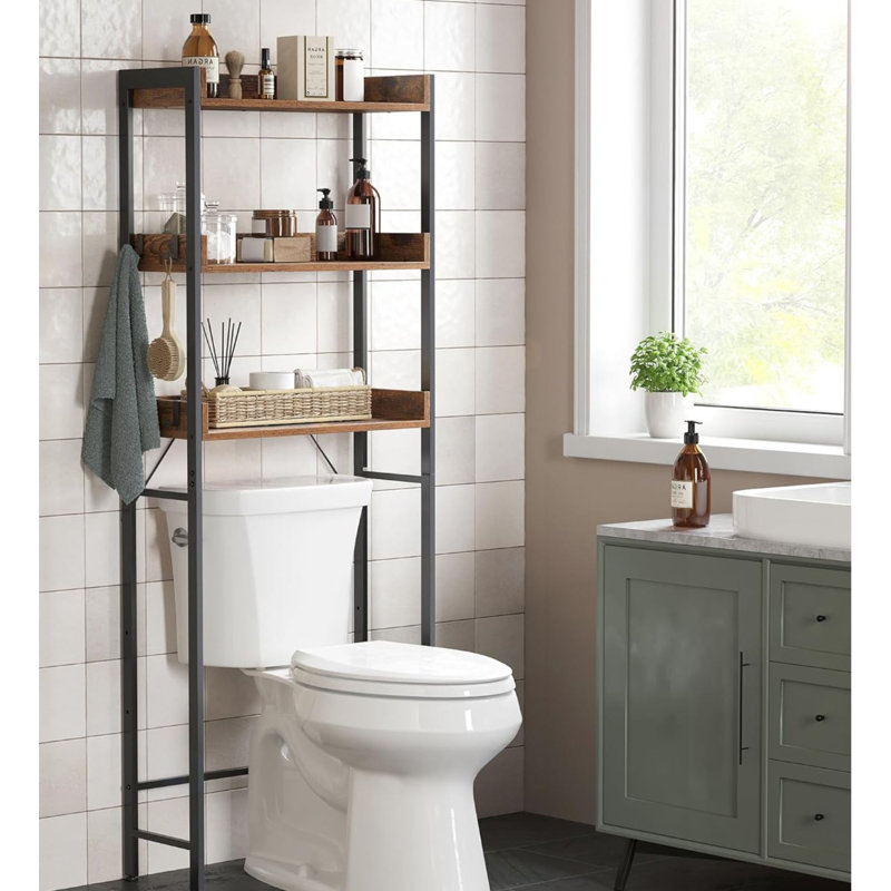 Mounting / Installation Required Over The Toilet Storage