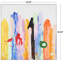 Stroke Abstract, peinture sur toile encadrée