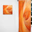 Rideau en velours Tangerine Twist Spiral - obscurcissant - 1 panneau-107579834