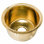 Brightwork 15-Inch Hand Hammered Round Stainless Steel Bar Sink