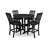 POLYWOOD Vineyard 5-Piece Round Bar Set-29563486