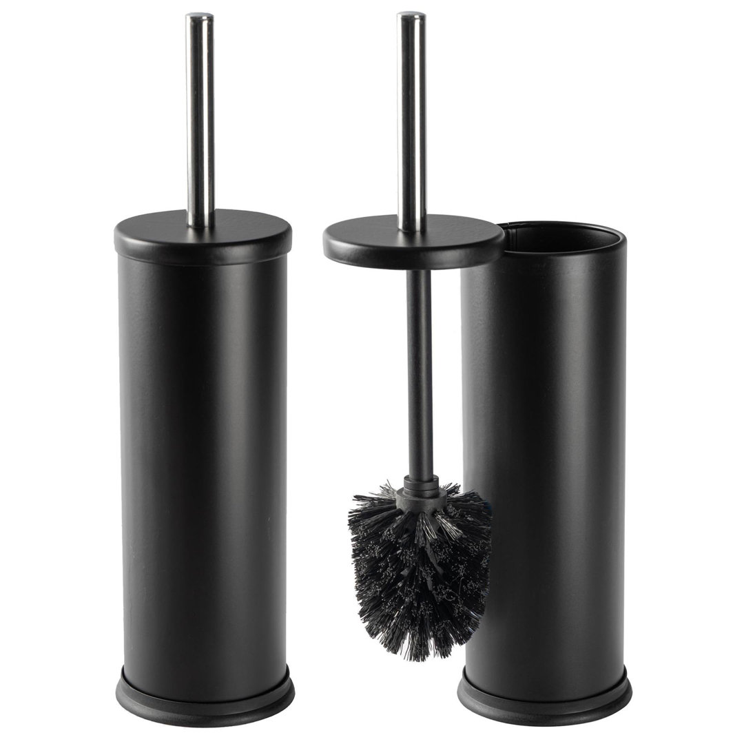 Harbour Housewares - Round Toilet Brushes with Holder