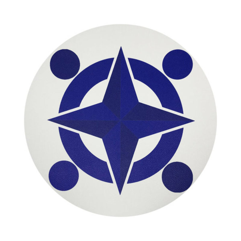 Constellations Compass Pebble 16" Vinyl Placemat