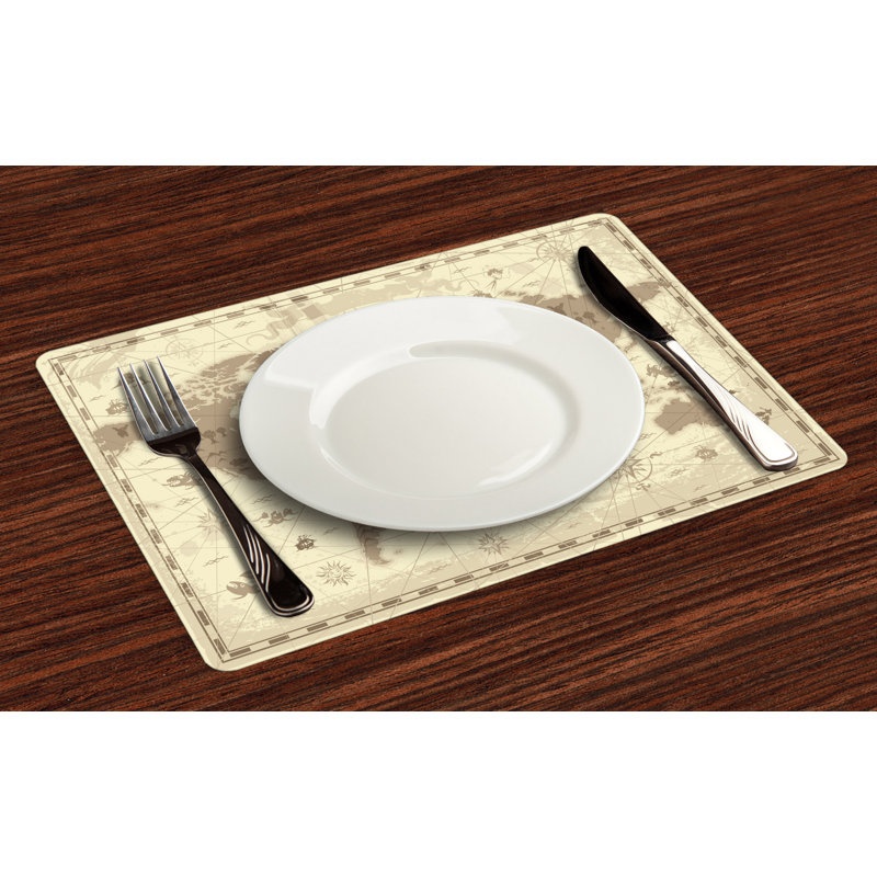 Polyester Cities & Maps Rectangle Placemat