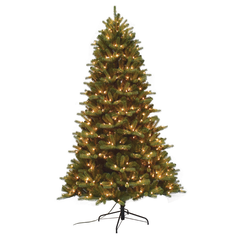 90' H Lighted Artificial Fir Christmas Tree