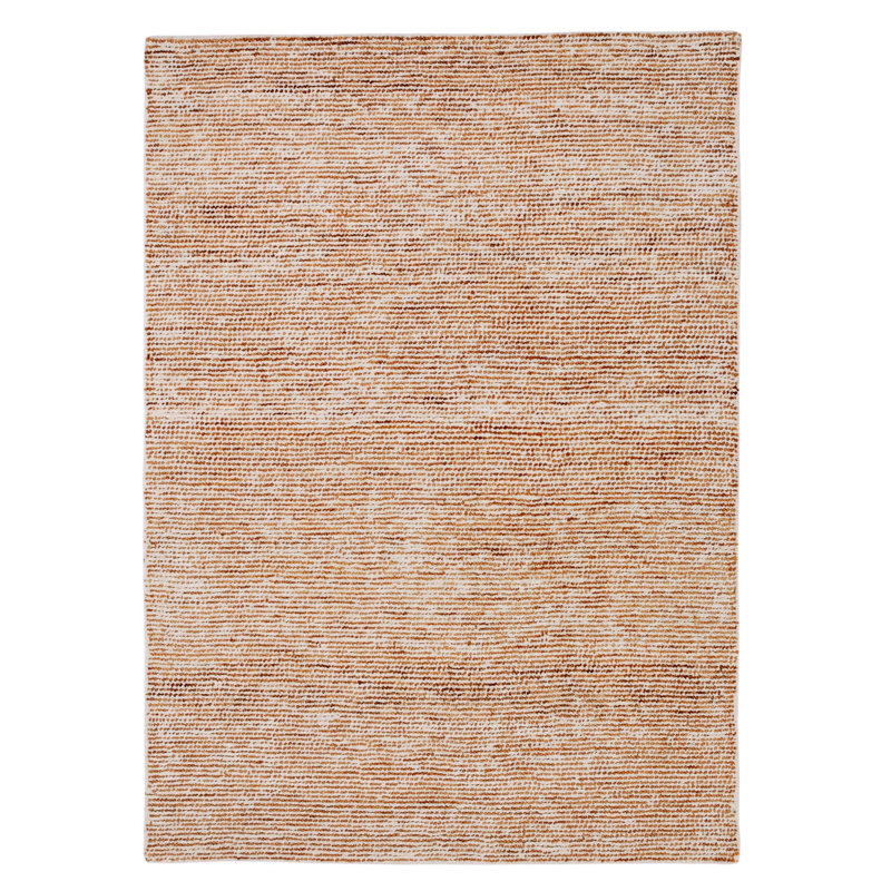 Magdaleno Solid Colour Wool Hand Woven Area Rug, Rectangle 80 x 150cm