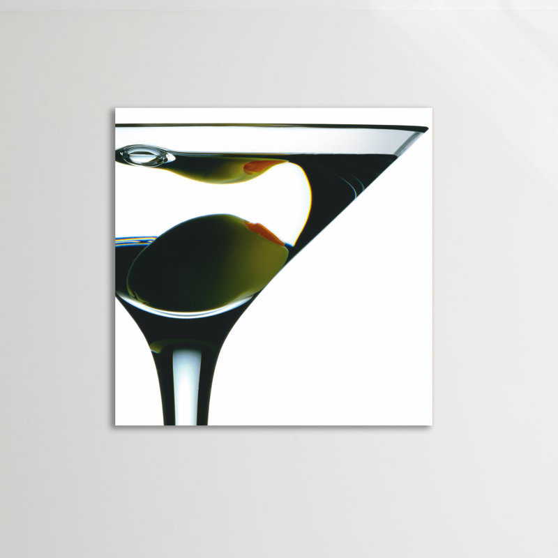 Reproduction de photo sur toile tendue, "martini" par barry seidman, H 36 po x l 36 po x P 1,5 po