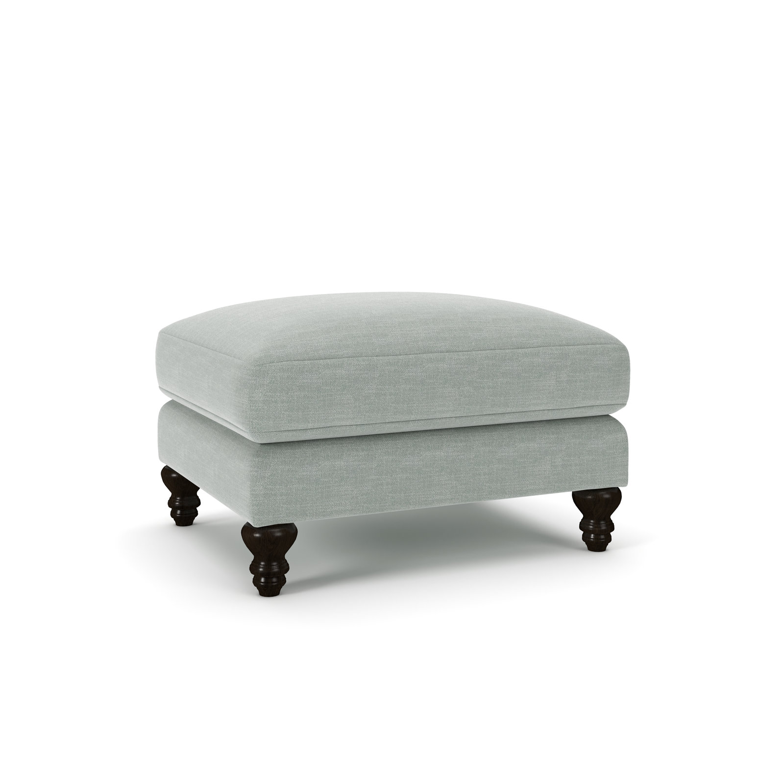 Walters Upholstered Ottoman, Conversation Capri Basketweave