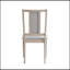 Ensemble de 2 chaises d'appoint Marta en lin et finition naturelle beige