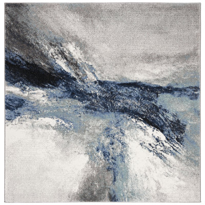 Tapis performance abstrait Elara