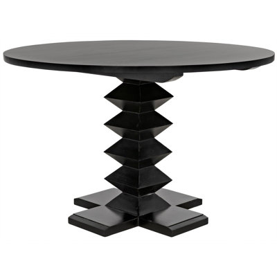 Zig-Zag Solid Wood Dining Table