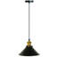 Modern Industrial Cone Pendant Light | Adjustable 1-Light Ceiling Fixture for Kitchen Islands, Dining Areas & Hallways-489414524-489414518