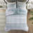 Luxurious Seersucker Quilt Set with Throw Pillow-106857138-106857137