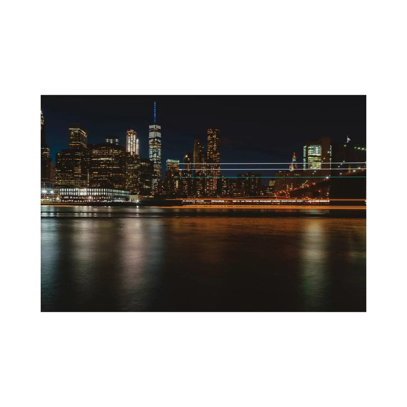 New York Lights III by Bethany Young - Print on Canvas, Wrapped Canvas, 30.48cm H x 45.72cm W x 1.91cm D