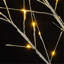 Ensemble de bouleau illuminé, arbre artificiel 4 lumières, 48 ​​lumières DEL / 5 pi 72 lumières DEL / 6 pi, 96 lumières DEL blanc chaud, arbre de Noël pour la décoration intérieure et extérieure