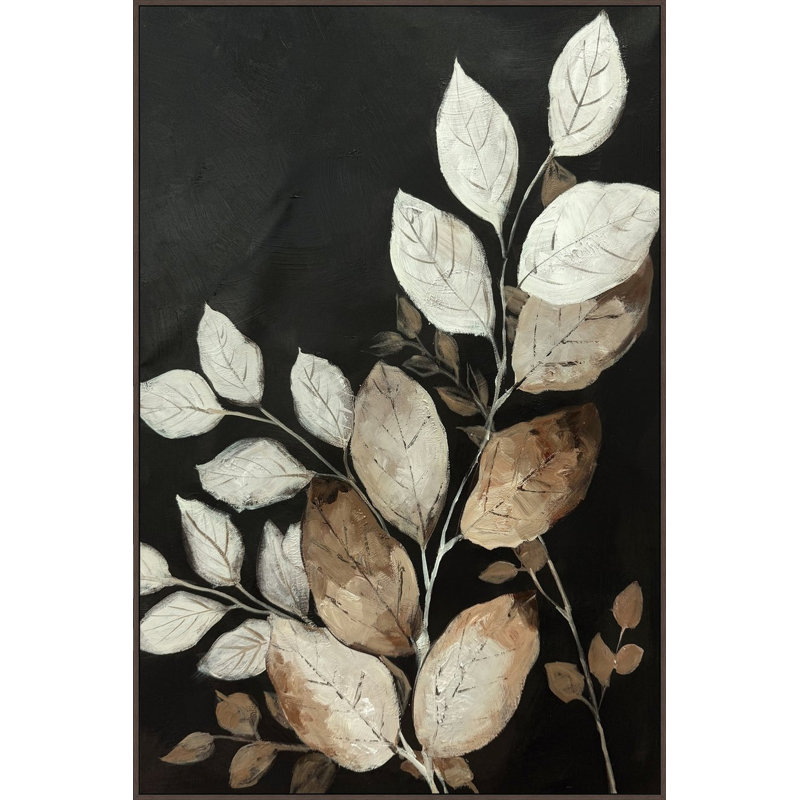 Botanic Noir II Canvas Wall Art