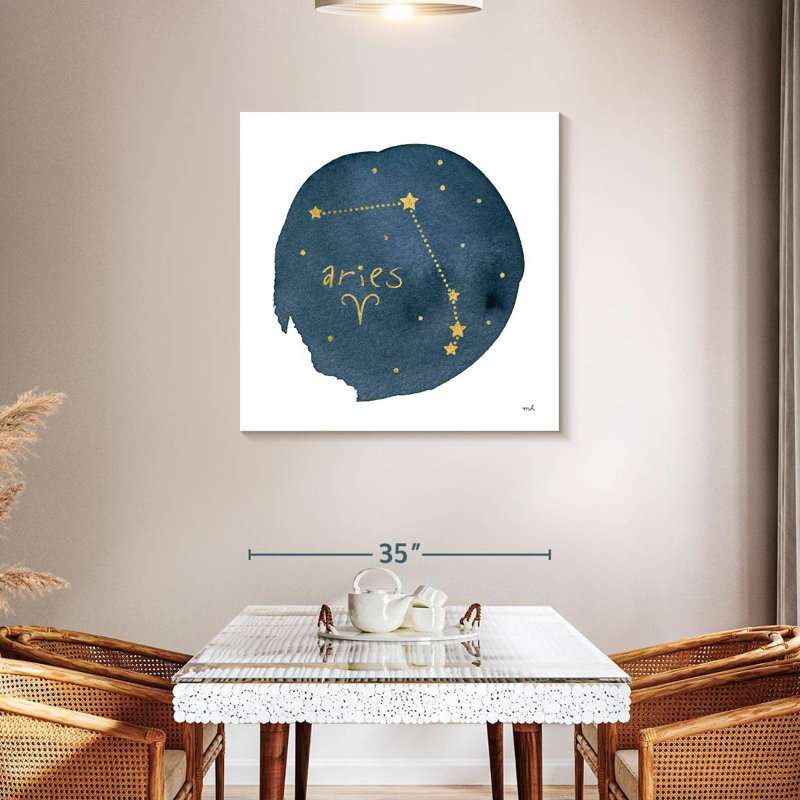 Horoscope Adella Bélier, H 36 po x l 36 po