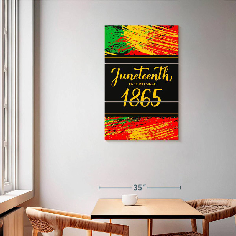 Lelend Celebrate Juneteenth, H 57 po x l 36 po