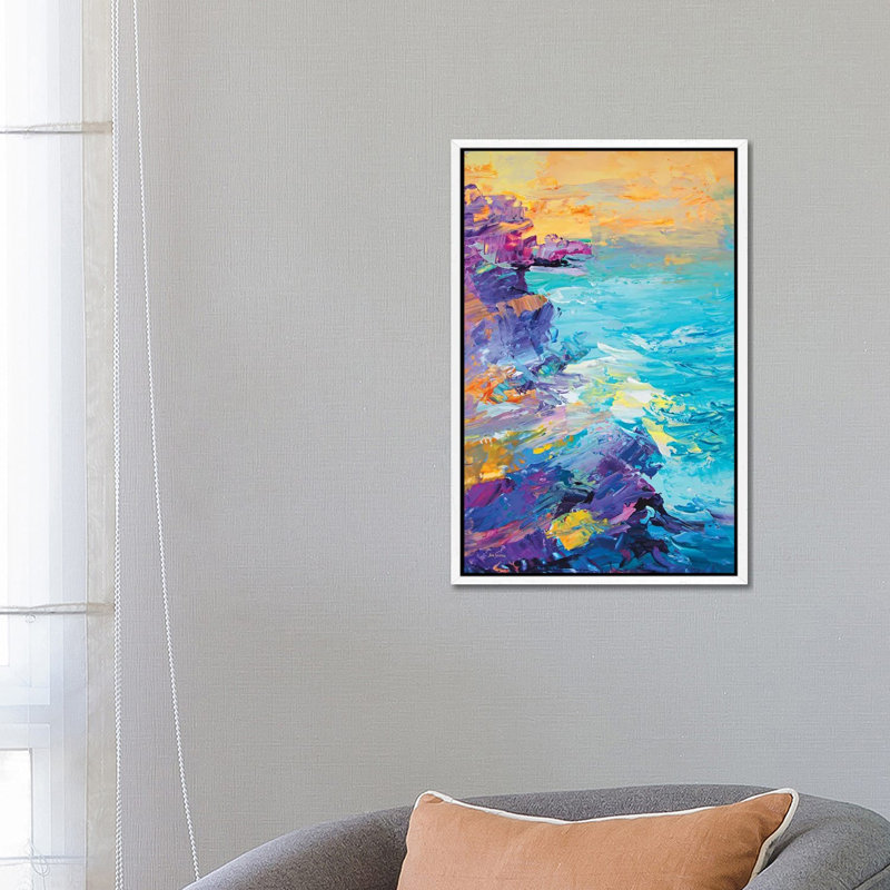 Healing Hands Fresco by Svetlana Balta - Print on Canvas, White Framed, 66.04 cm H x 45.72 cm W